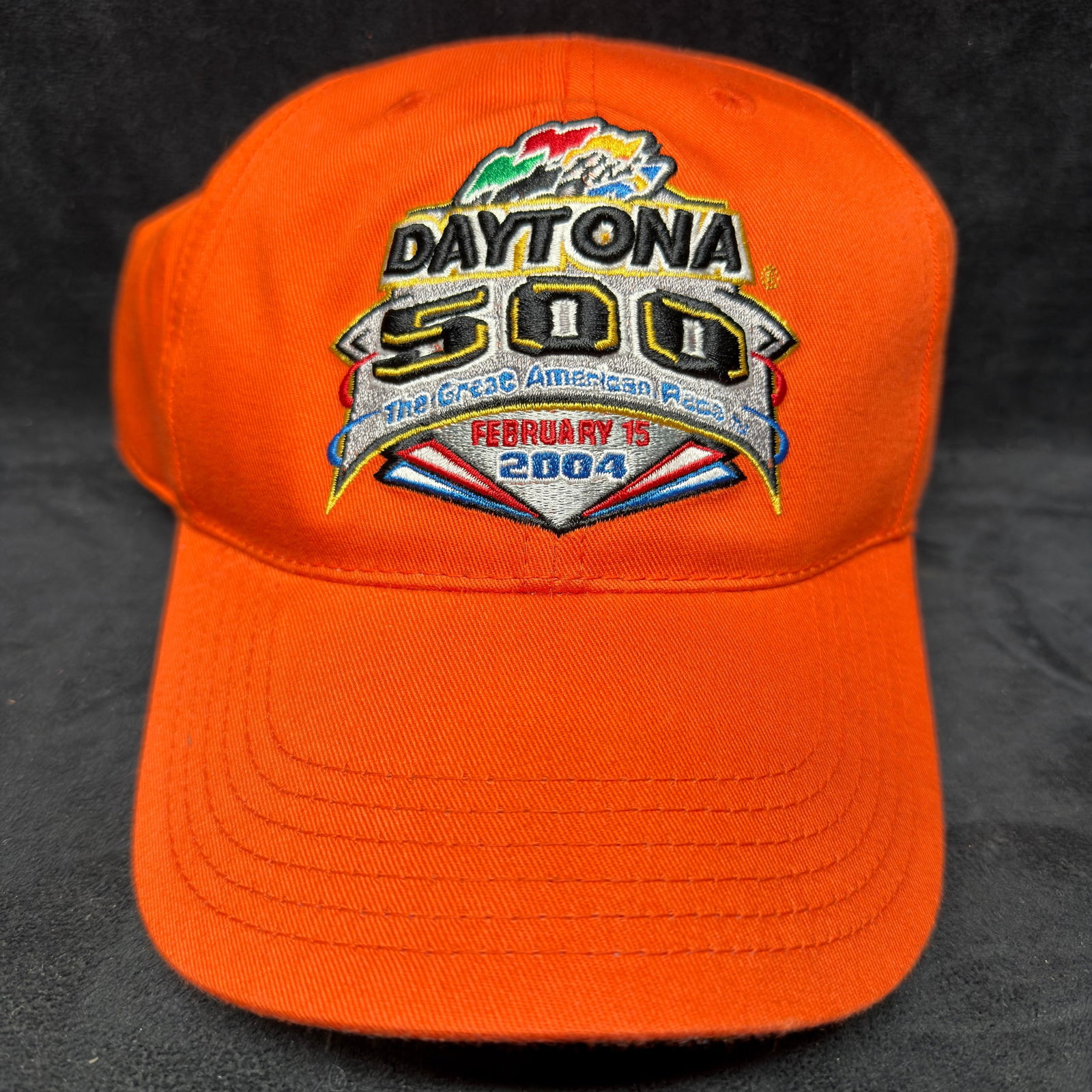 Daytona 500 The Great American Race Orange Hat Snapback 2004 (1 of 4)