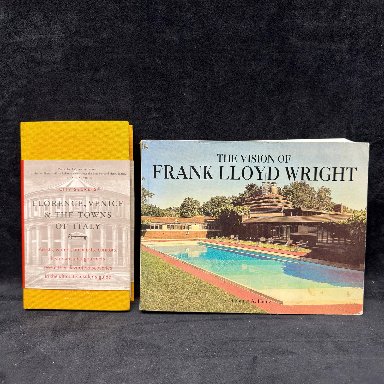 Art and Travel Coffee Table Books Frank Lloyd Wright and Florence Venice The Towns of Italy (1 of 8)