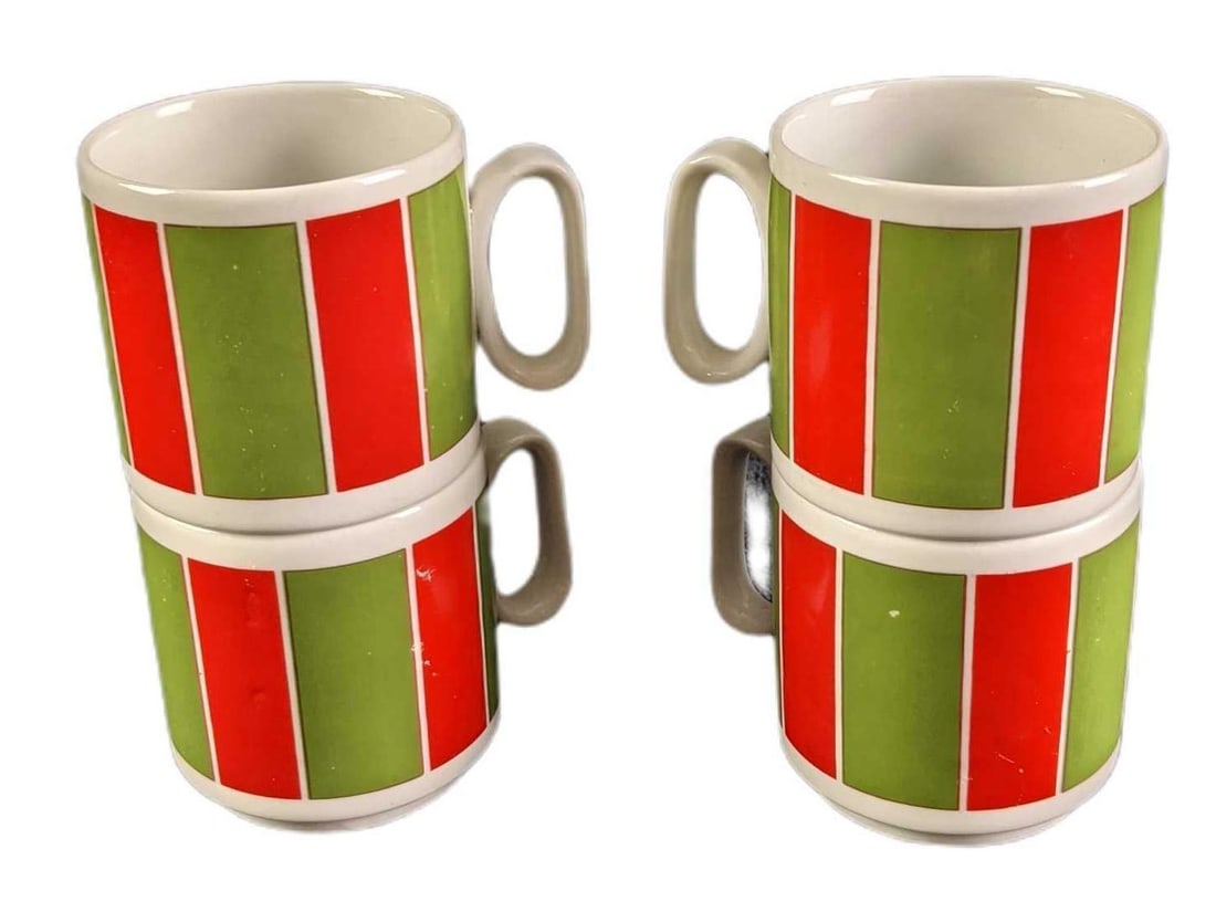 Four Vintage Italian Porcelain Demitasse Cups (1 of 7)