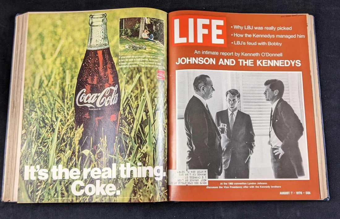 Vintage Life Magazine Book July-August 1970 Vol 69: Vintage Life Magazine Book July-August 1970 Vol 69 This is a Life Magazine book with all issues of Life Magazine from July-August 1970. This is a decommissioned library book, it seems as though these 