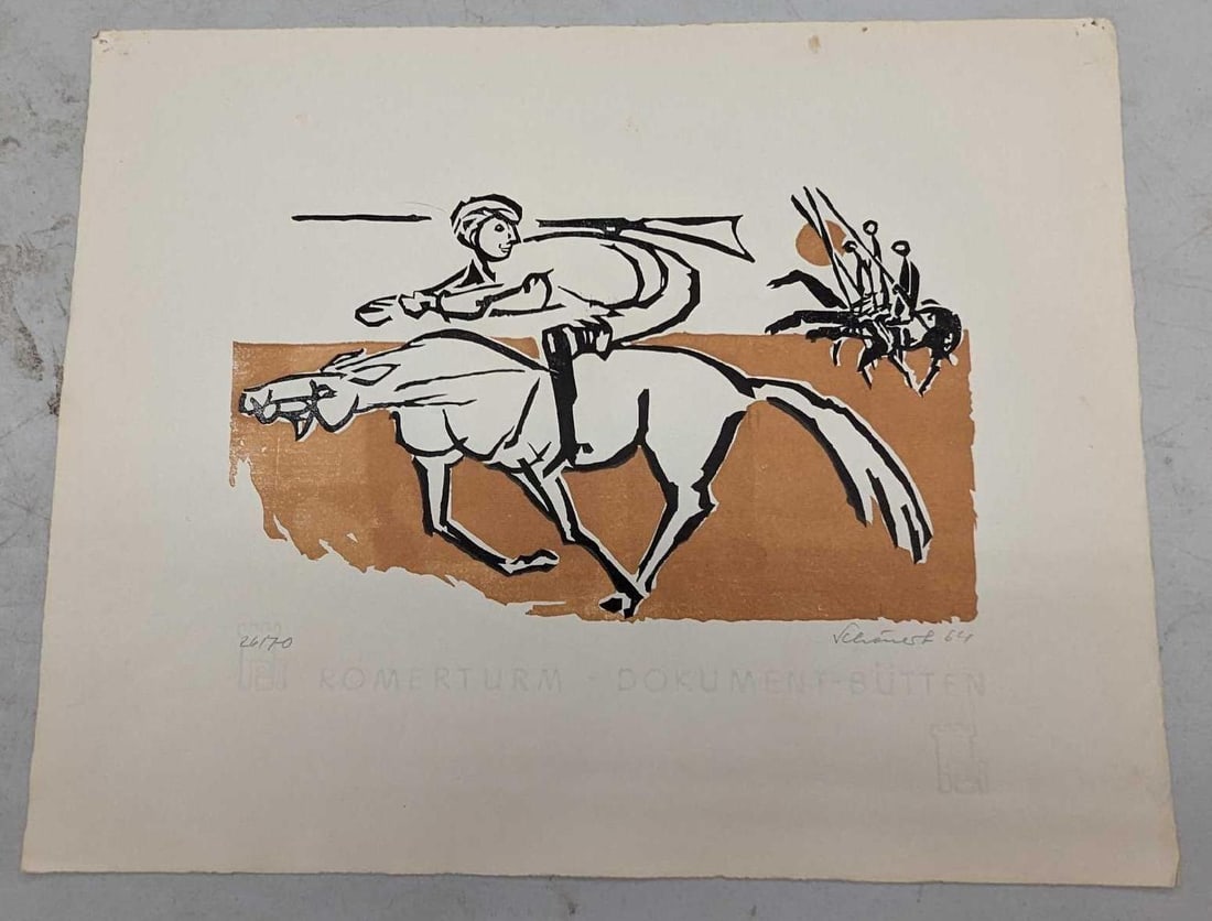 Vintage Rider S&N Print (1 of 8)