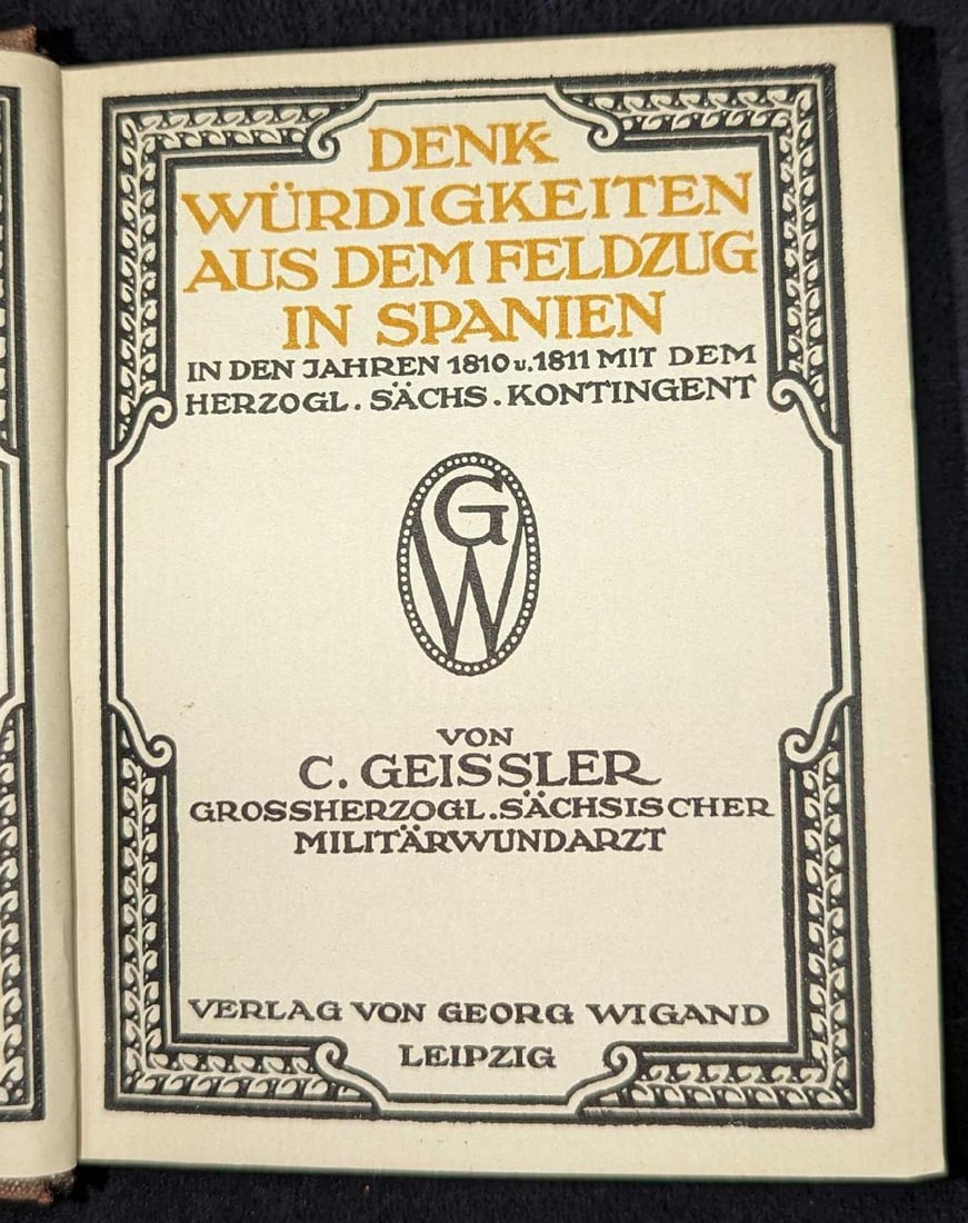 Denkwürdigkeiten Aus Dem Feldzug In Spanien HC (1 of 7)