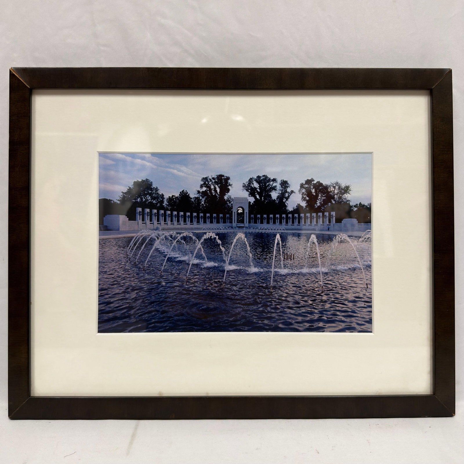 Framed Color Photograph of the World War II Memorial Washington D.C. (1 of 4)