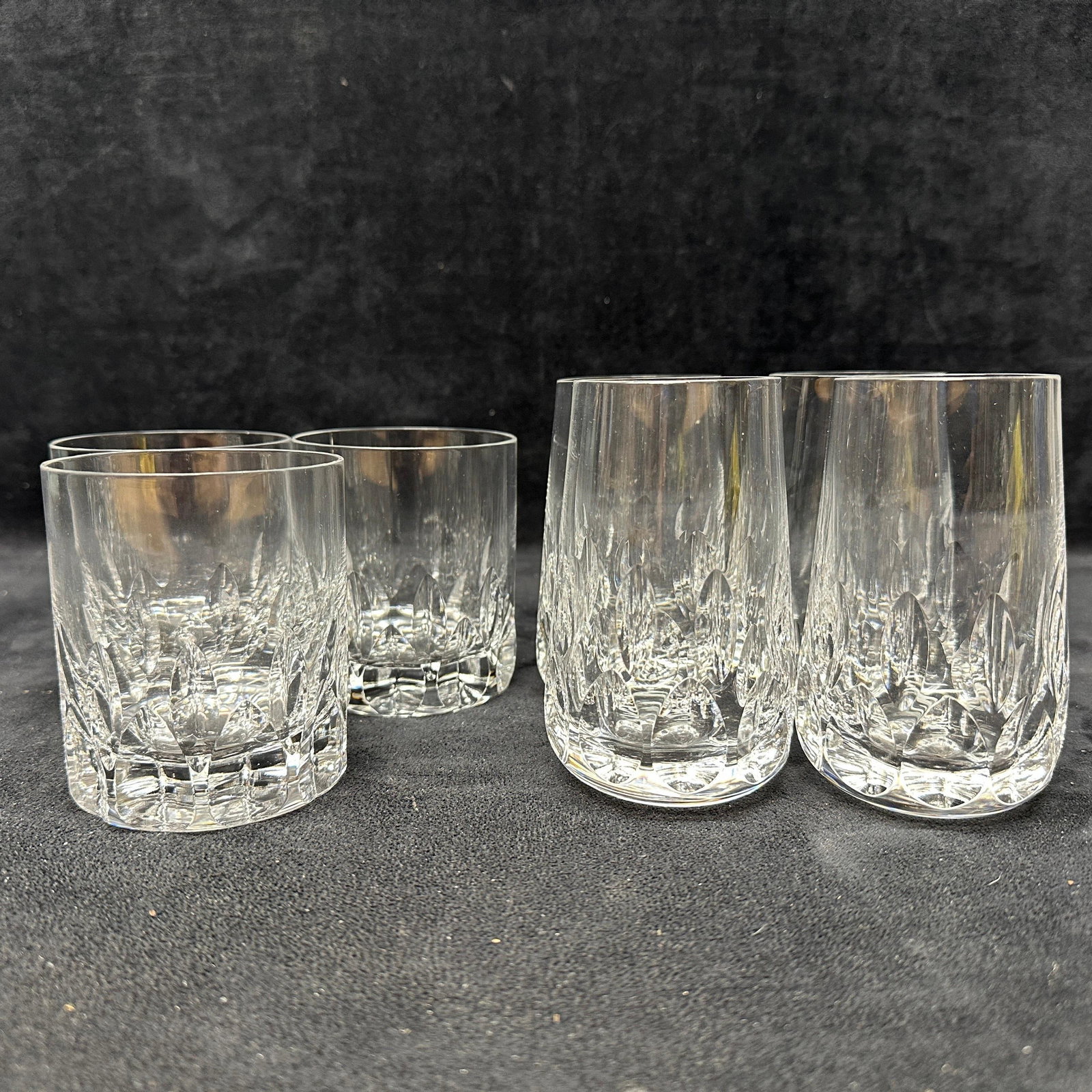 Group of Seven Cut Crystal Tumblers and Cordial Glasses (1 of 6)