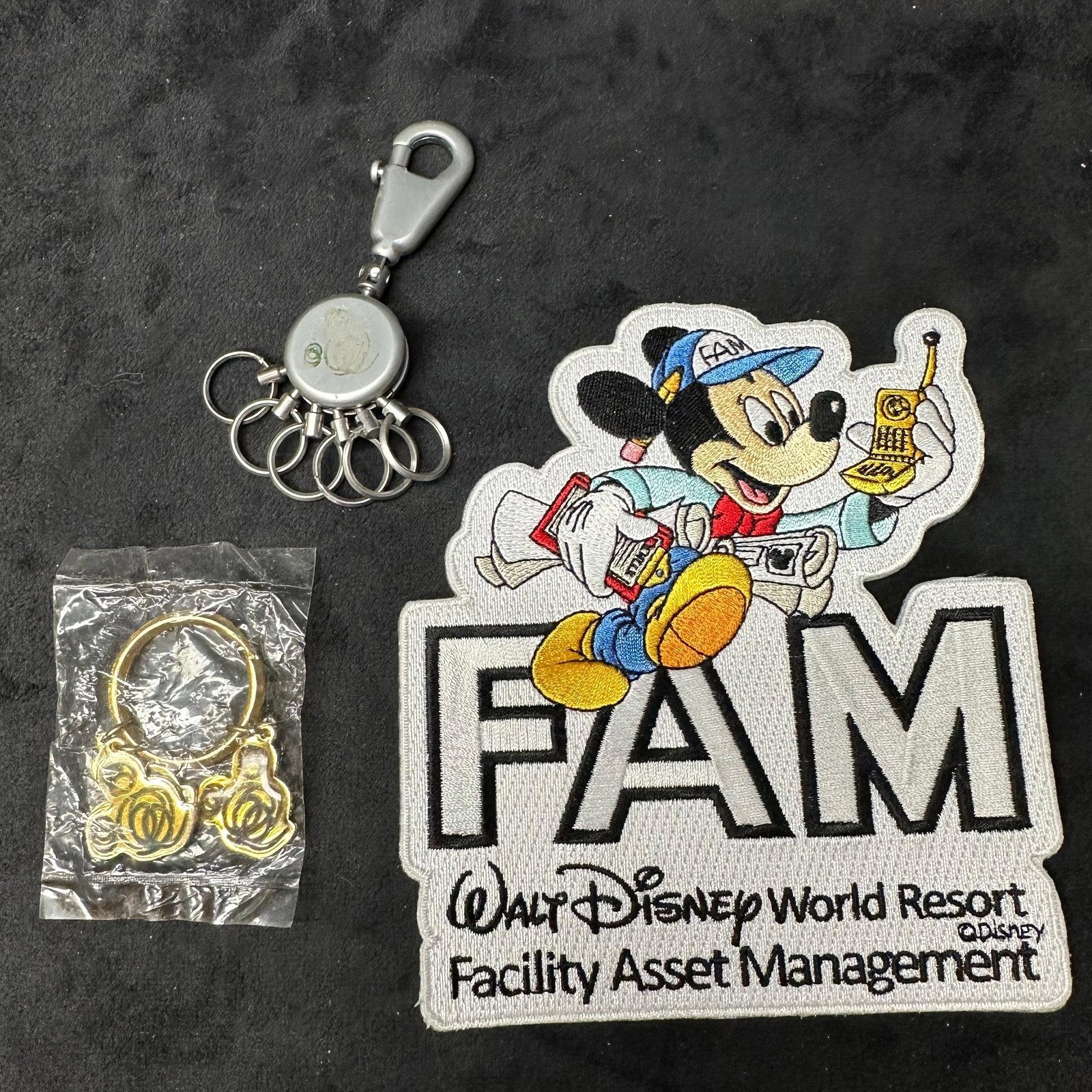 Disneyana Memorabilia Disney Cast Member Collection Disney Quest Key Chains Mickey FAM (1 of 7)