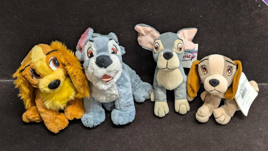 Disney Lady And The Tramp Bean Bag And Tote A Tail Dolls (1 of 6)