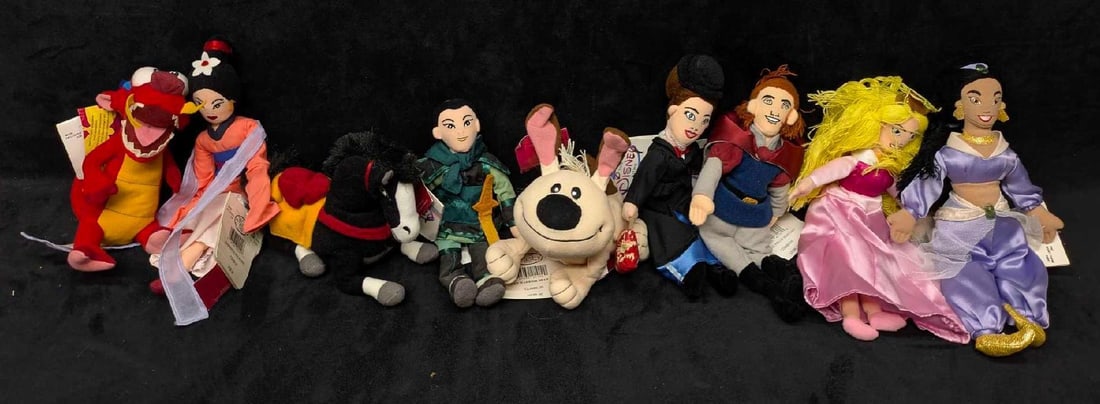 Disney Mulan Princess Mary Poppins Bean Bag Lot Of 9 (1 of 7)