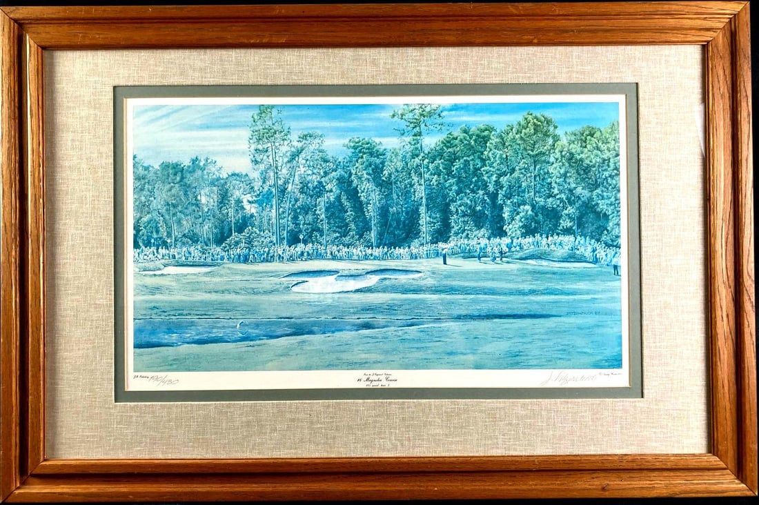 Disney World 1987 #6 Magnolia Course Print by J. Fitzpatrick Numbered (1 of 6)
