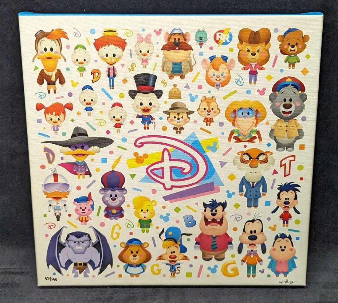 Disney S&N Jerrod Maruyama Afternoon Of Cute Canvas (1 of 6)