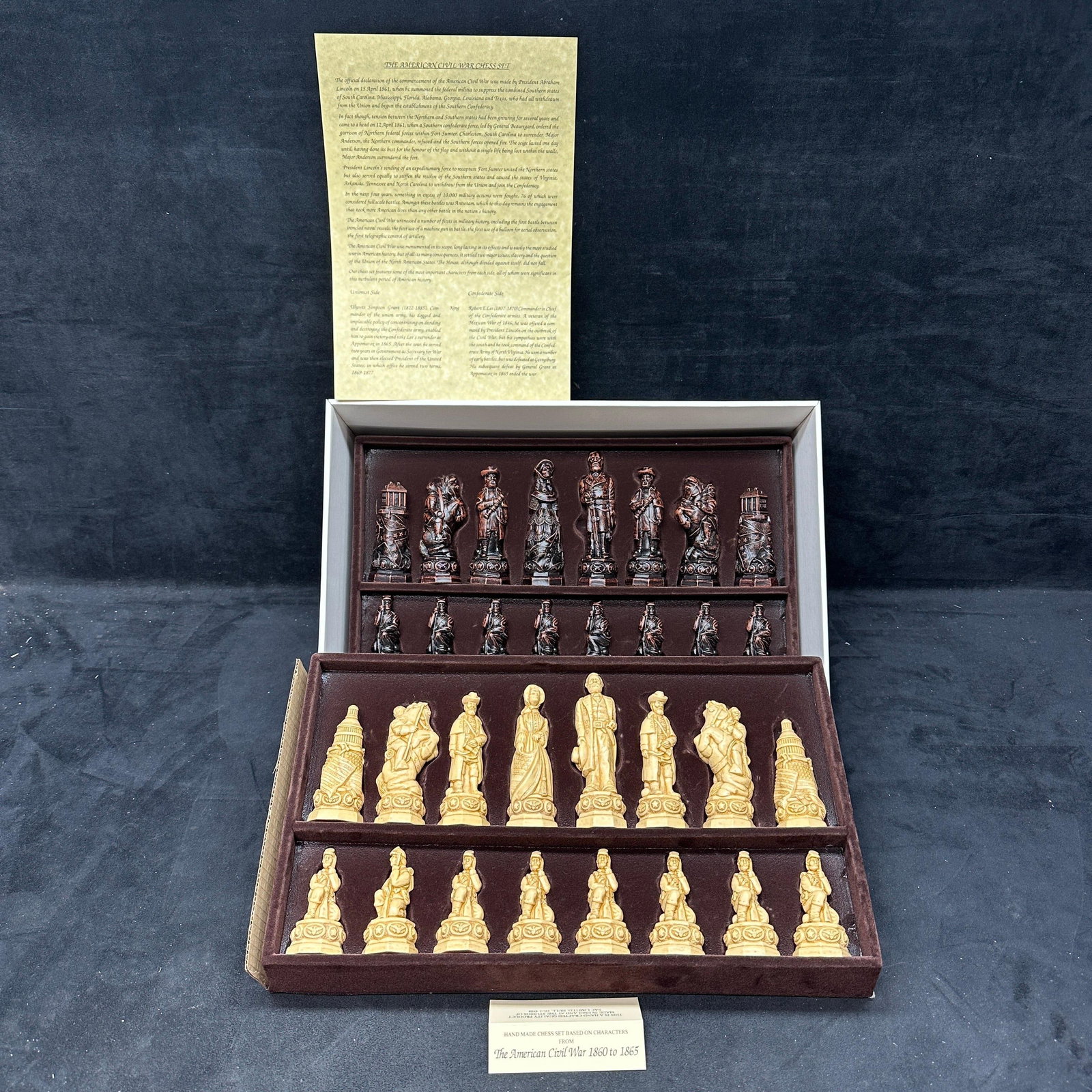 Studio Anne Carlton American Civil War Themed Chess Set (1 of 8)