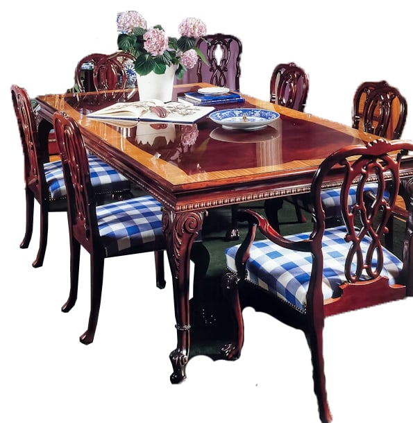 Karges Dining Set With 6 Chairs and Leaves (1 of 7)