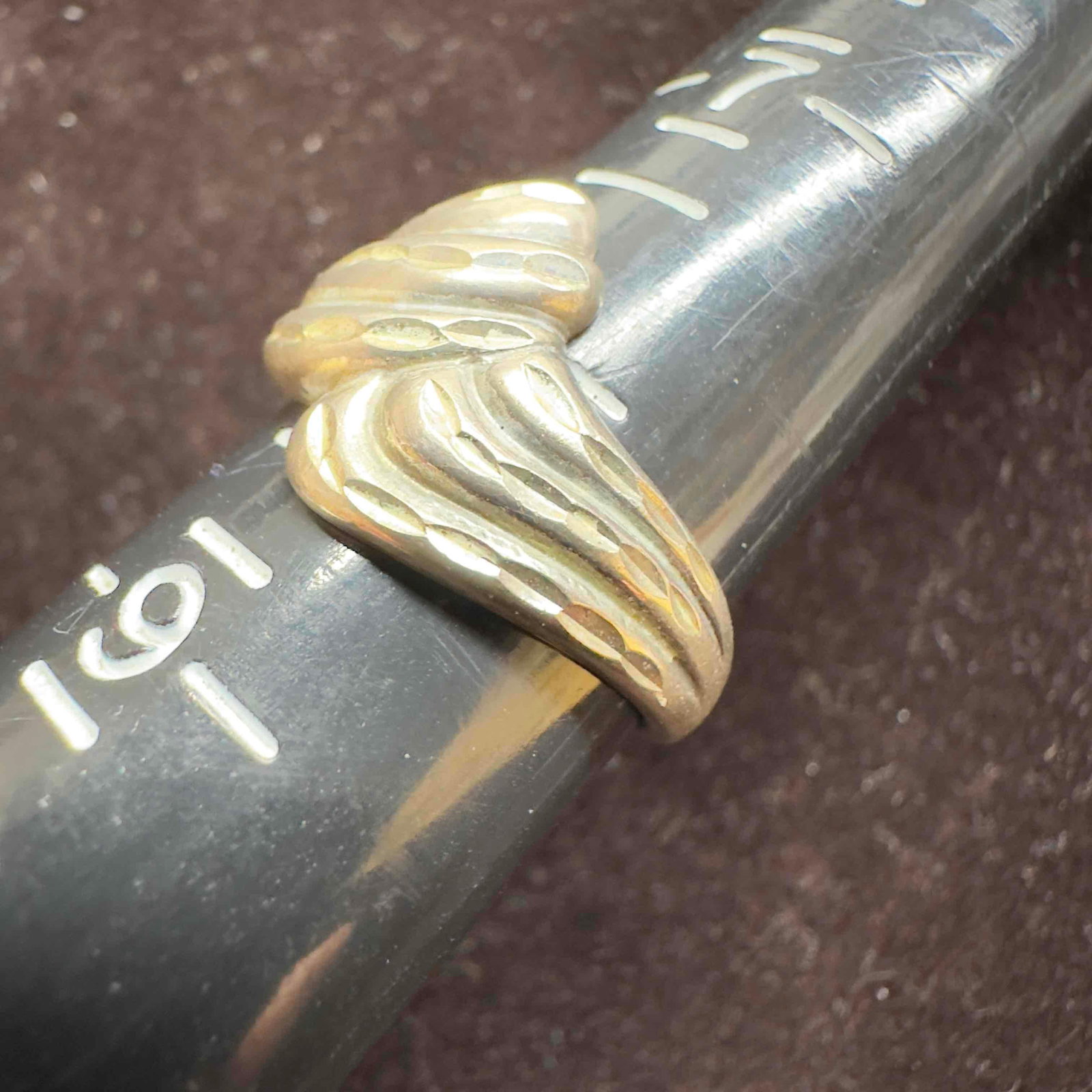 Triple Sinuous Overlapping Bands Sterling Silver Ring - 7