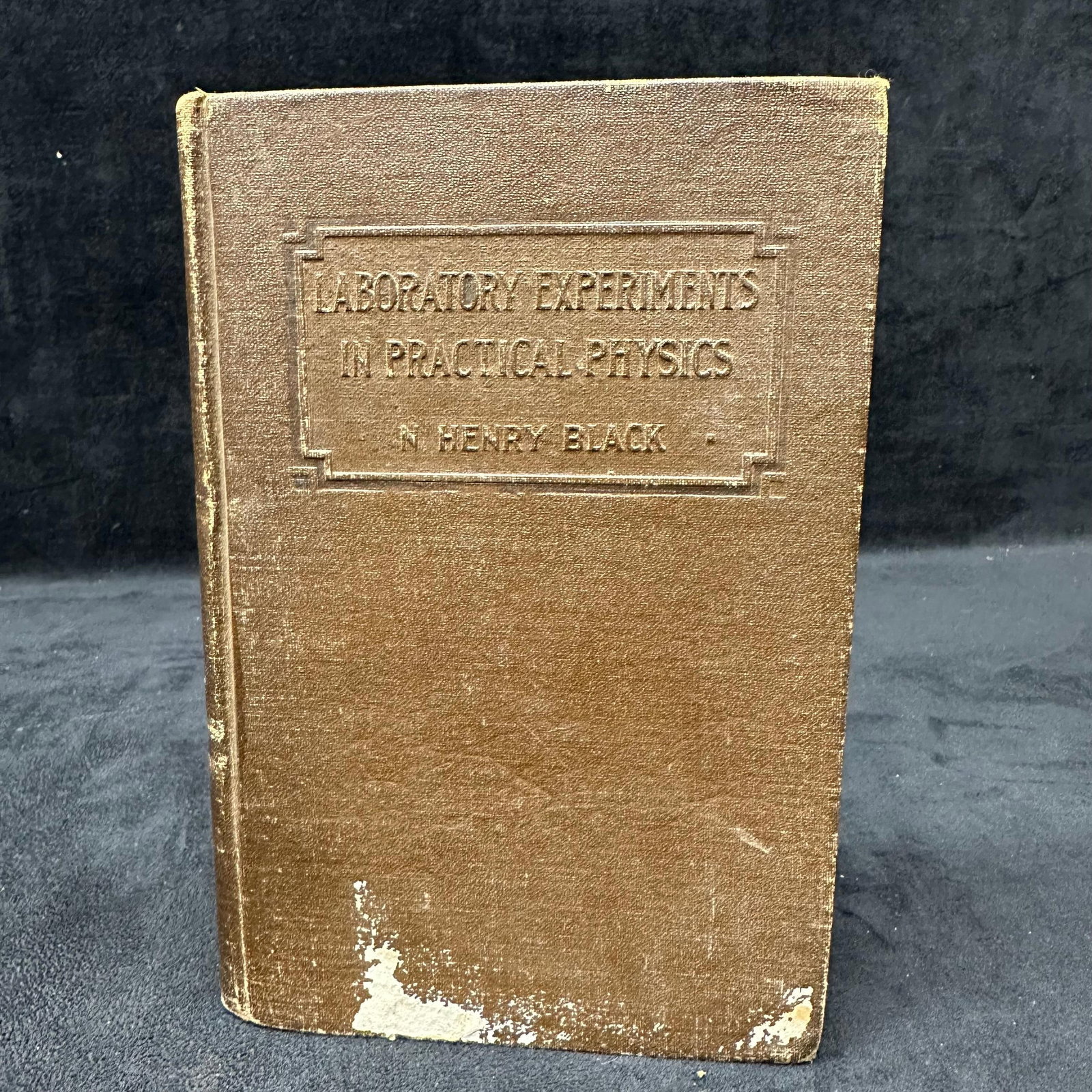 Laboratory Experiments in Practical Physics by N. Henry Black Vintage Hardcover: Hardcover physics textbook by N. Henry Black. Shows markings, heavy wear, staining, and age toning. Binding intact, pages present. This item is in good pre-owned, previously used/displayed condit