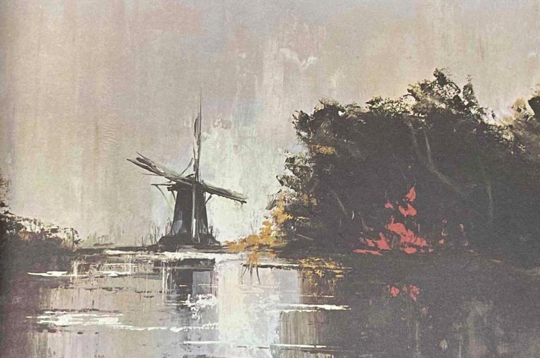 Windmill Print By Valdi - 2