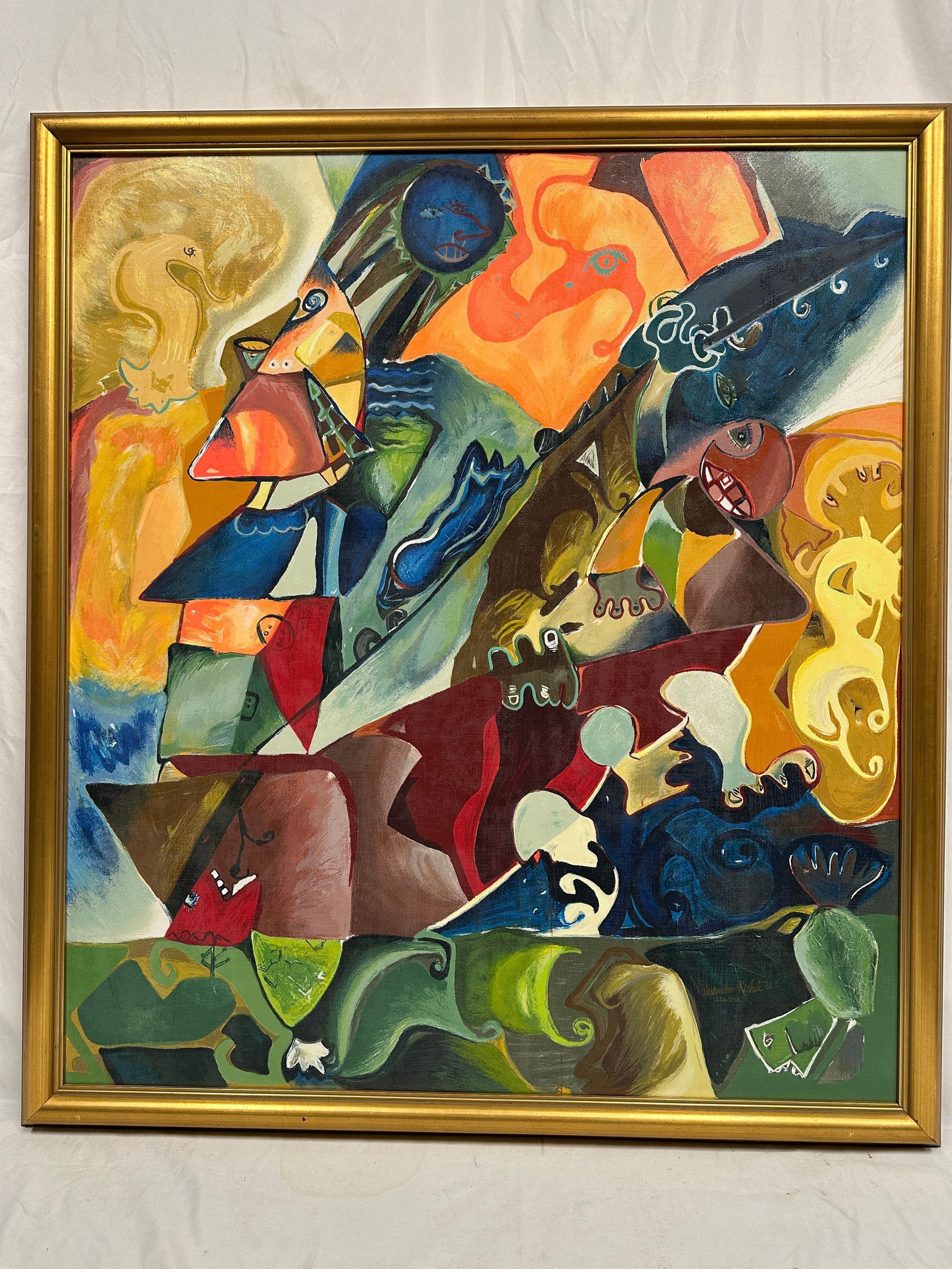 Alexandra Nechita Limited Edition Serigraph on Canvas Signed and Numbered 206 of 250 (1 of 11)