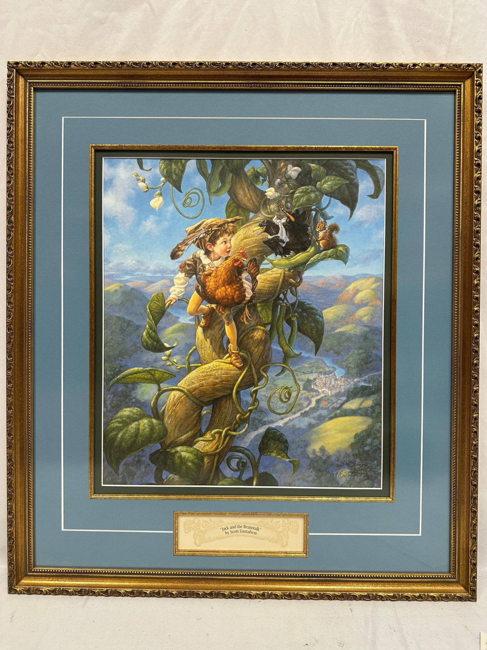 Scott Gustafson Jack and the Beanstalk Signed and Numbered Limited Edition Print (1 of 7)