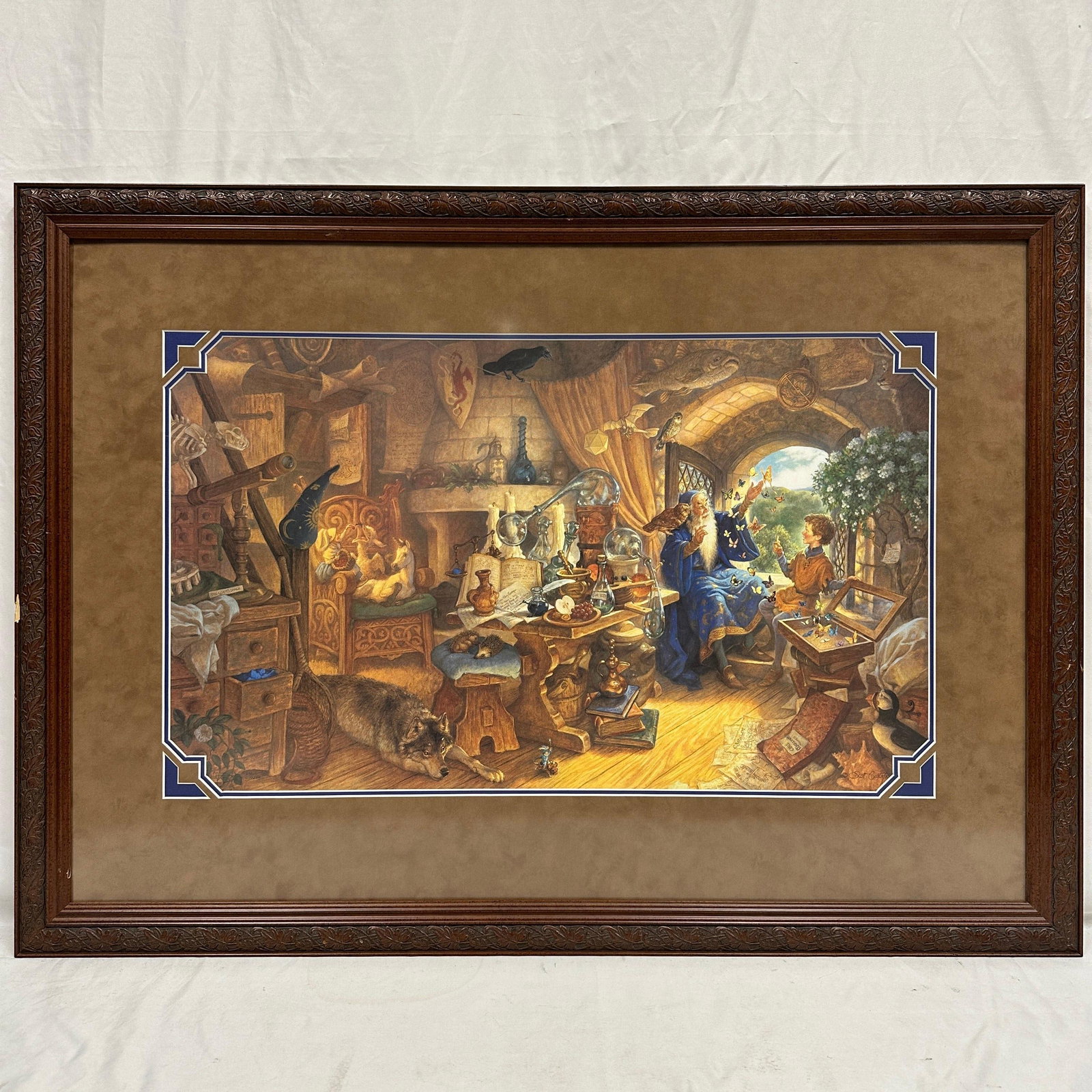 Scott Gustafson Merlin and Arthur Signed and Numbered Artwork Print (1 of 8)