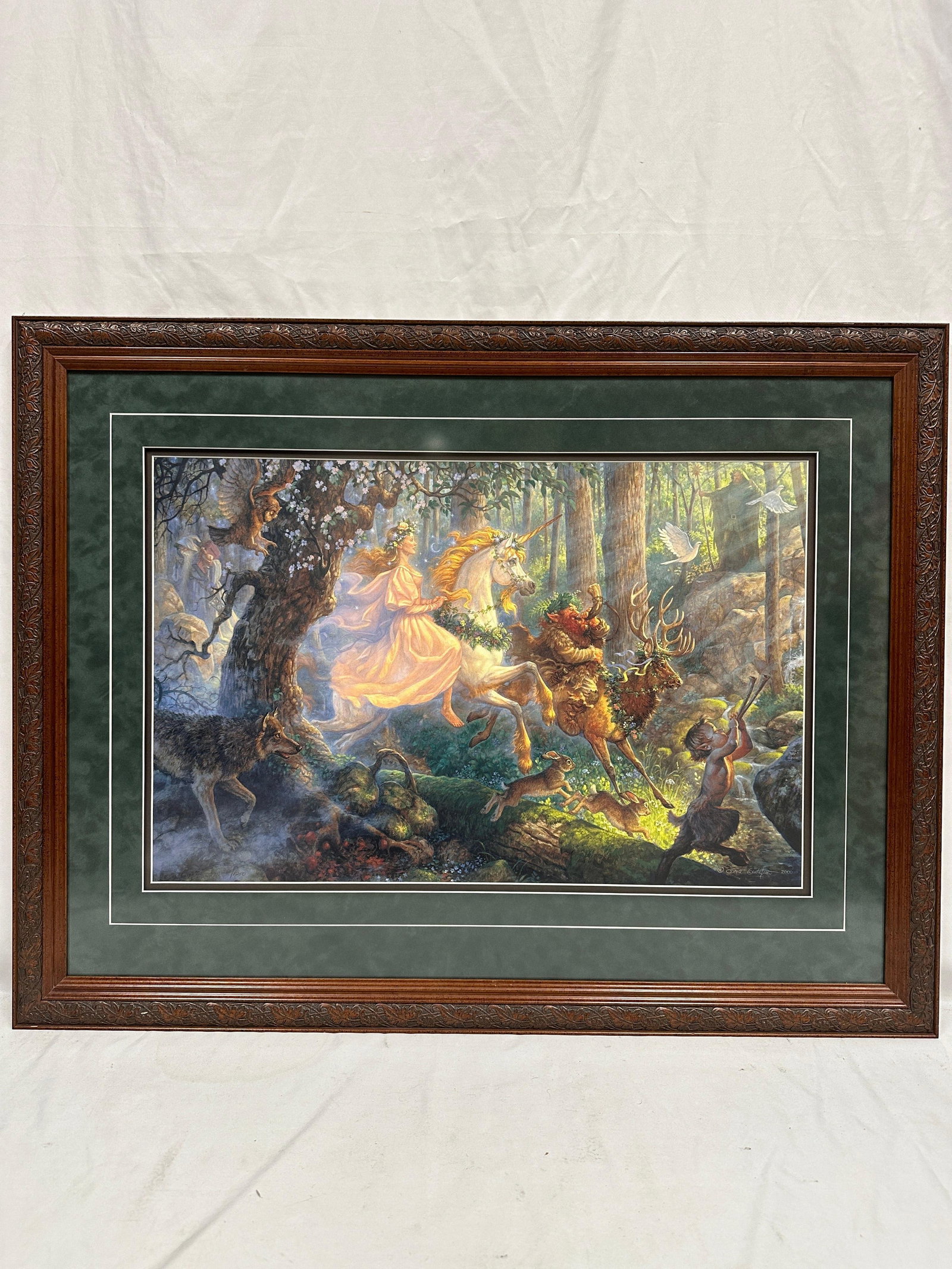 Scott Gustafson The Maiden and the Unicorn Signed and Numbered Greenwich Workshop Print (1 of 8)