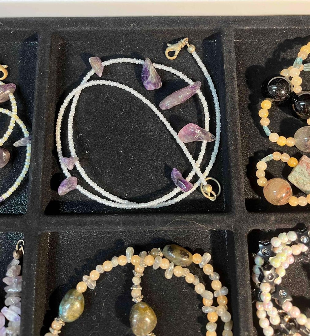Nine Beaded Necklaces - 13