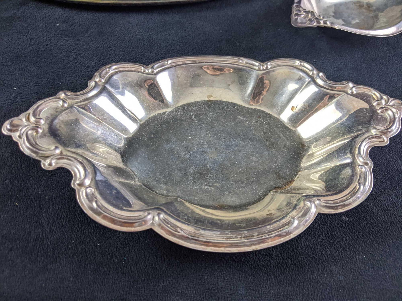 Silver Plated Assorted Trays Three Trays - 4