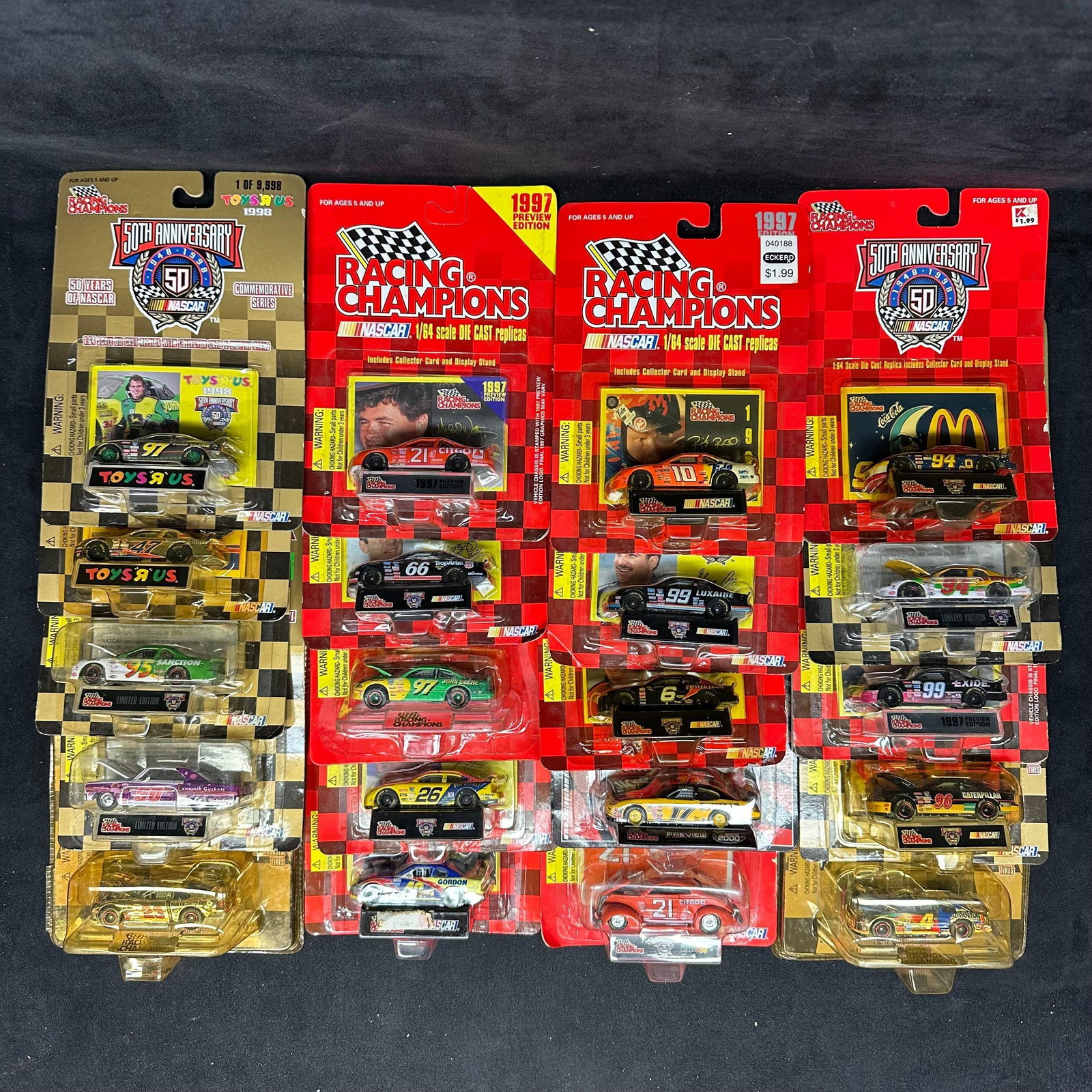 Twenty Racing Champions NASCAR Diecast Car Collectibles Toys R Us Vehicles