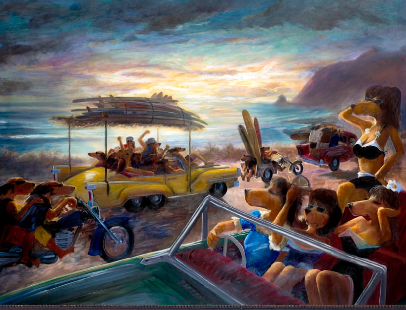 S&N Ivan Clarke "Surf Highway" Medium Giclée (1 of 1)
