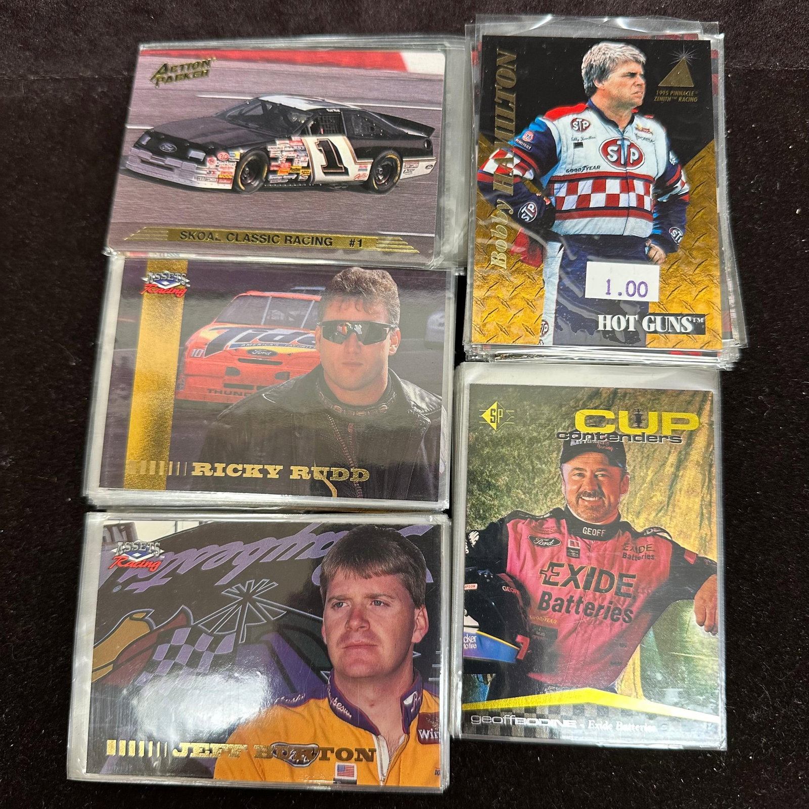 NASCAR Racing Trading Cards Upper Deck Action Packed SP Assets Racing 100 Cards (1 of 4)