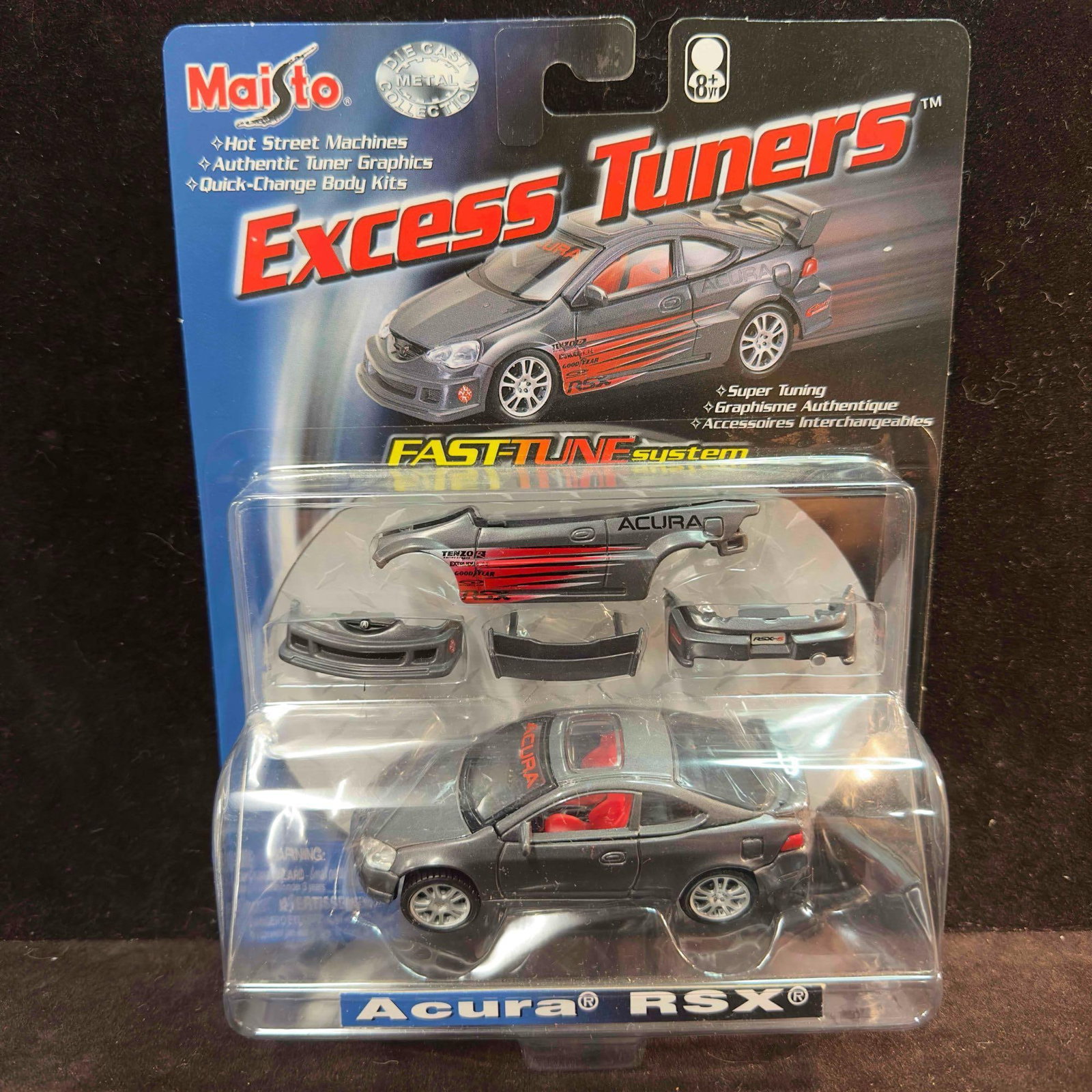 1/48 Scale Model Car Diecast Acura Rsx Maisto Excess Tuners