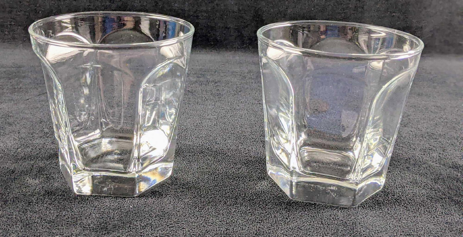 Two Vintage Single Rocks Drinking Glasses - 2