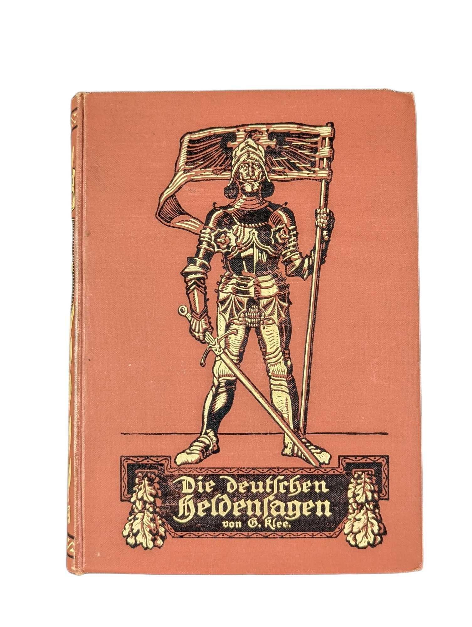 Antique G. Klee German Heroic Epic In German Hardcover