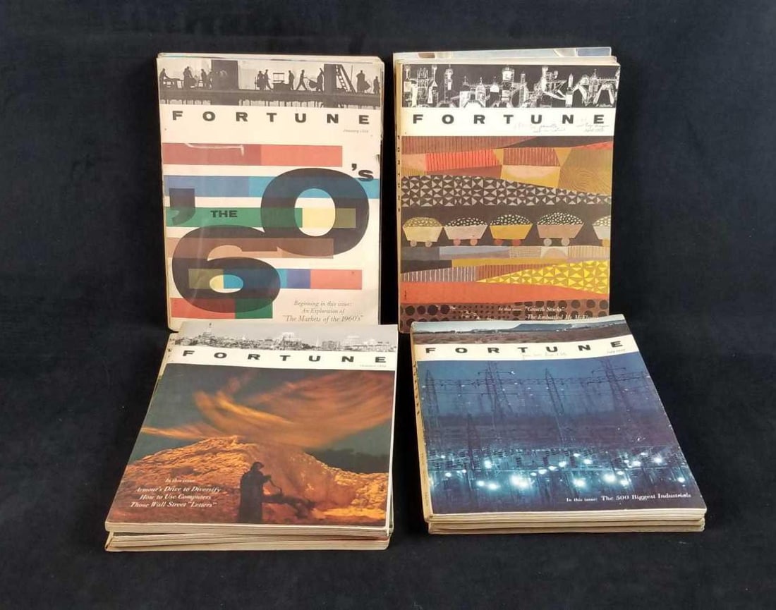 Fortune Magazines 1959 With Index (1 of 10)