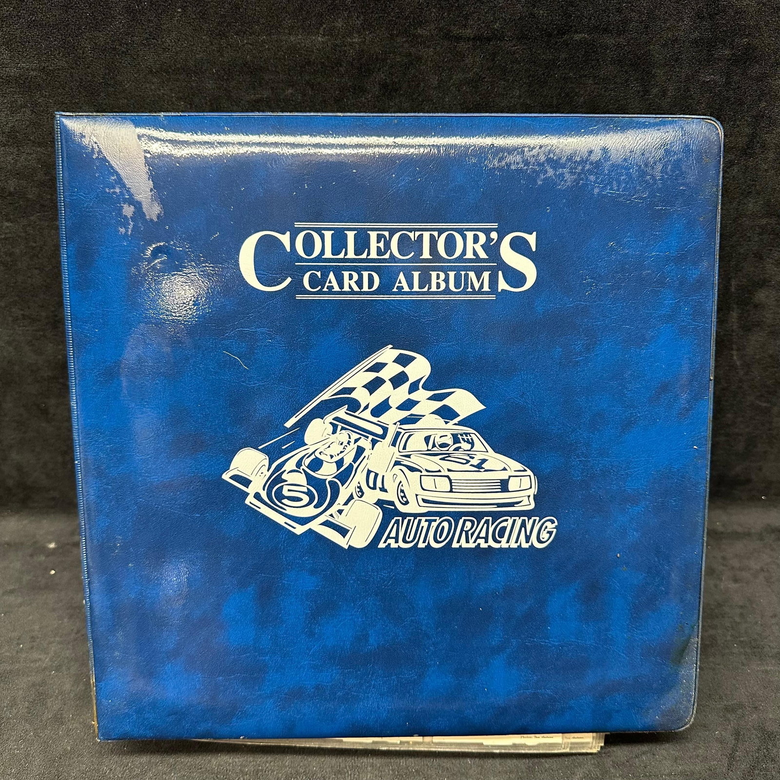 Large NASCAR Trading Card Album Lot Redline Racing Victory Lane Binder Collection 214 Cards: A large 214-card lot of NASCAR trading cards housed in a Collector’s Card Album binder. Includes Redline Racing and Victory Lane cards featuring drivers such as Davey Allison, Ernie Irvan, David