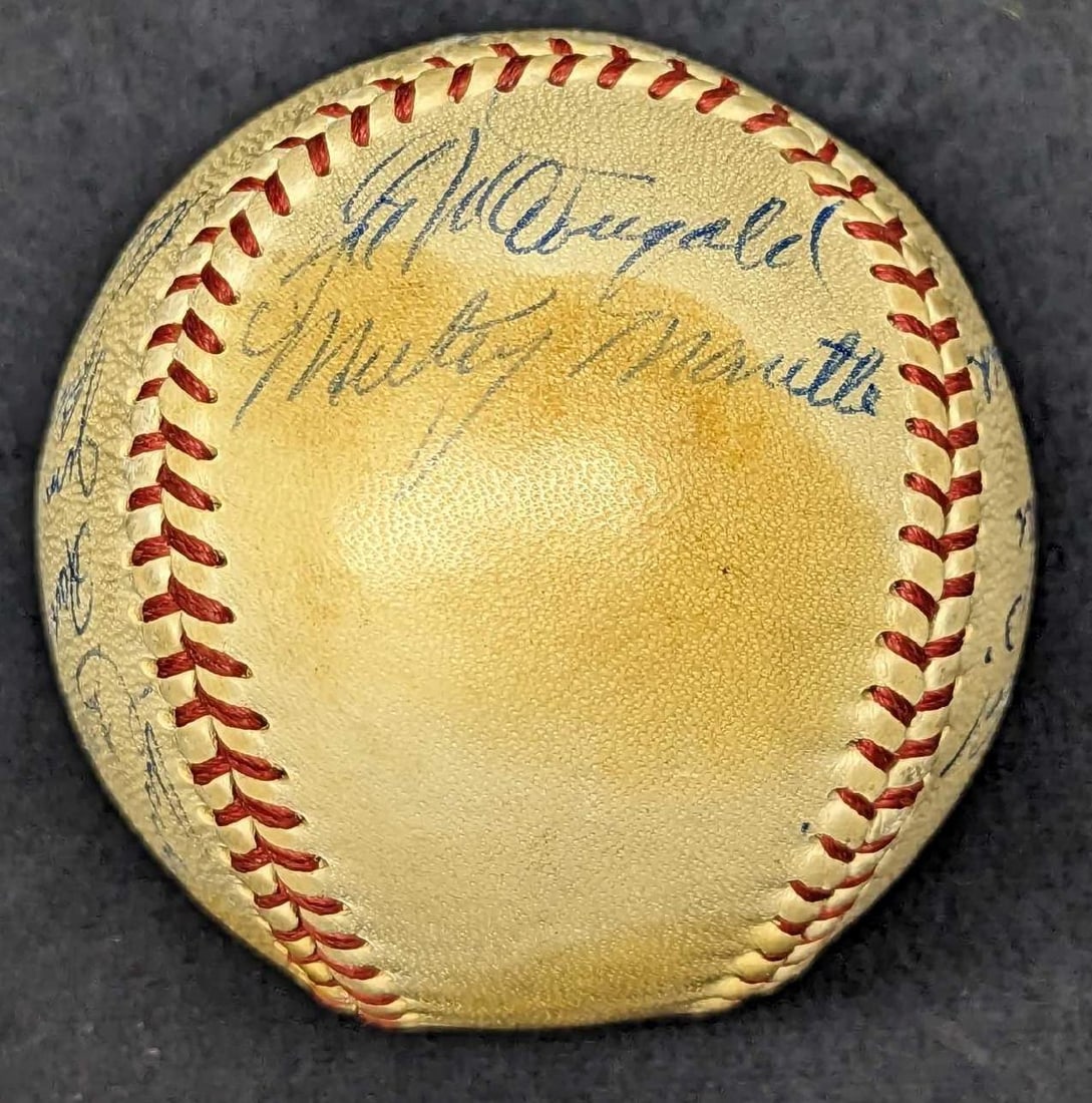 1952 New York Yankees Autographed Baseball (1 of 9)