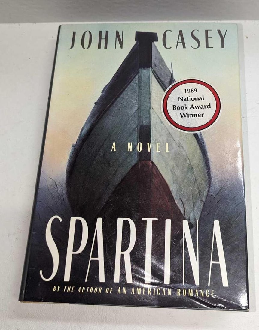 John Casey Signed Spartina Hardcover: John Casey Signed Spartina Hardcover. This was published by Alfred A. Knopf (New York) in 1989. Forth Printing. The hardcover book is approx 6" x 1 1/4" x 8 3/4" and it weighs 1.31lb. The