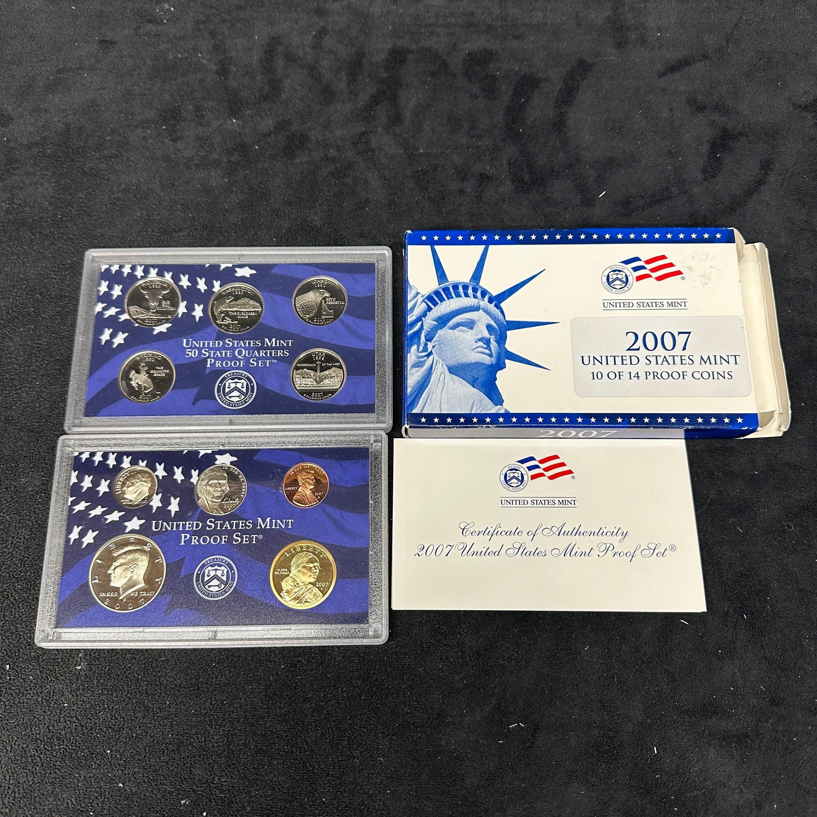 2007 United States Mint Proof Set And State Quarters Proof Set (1 of 3)