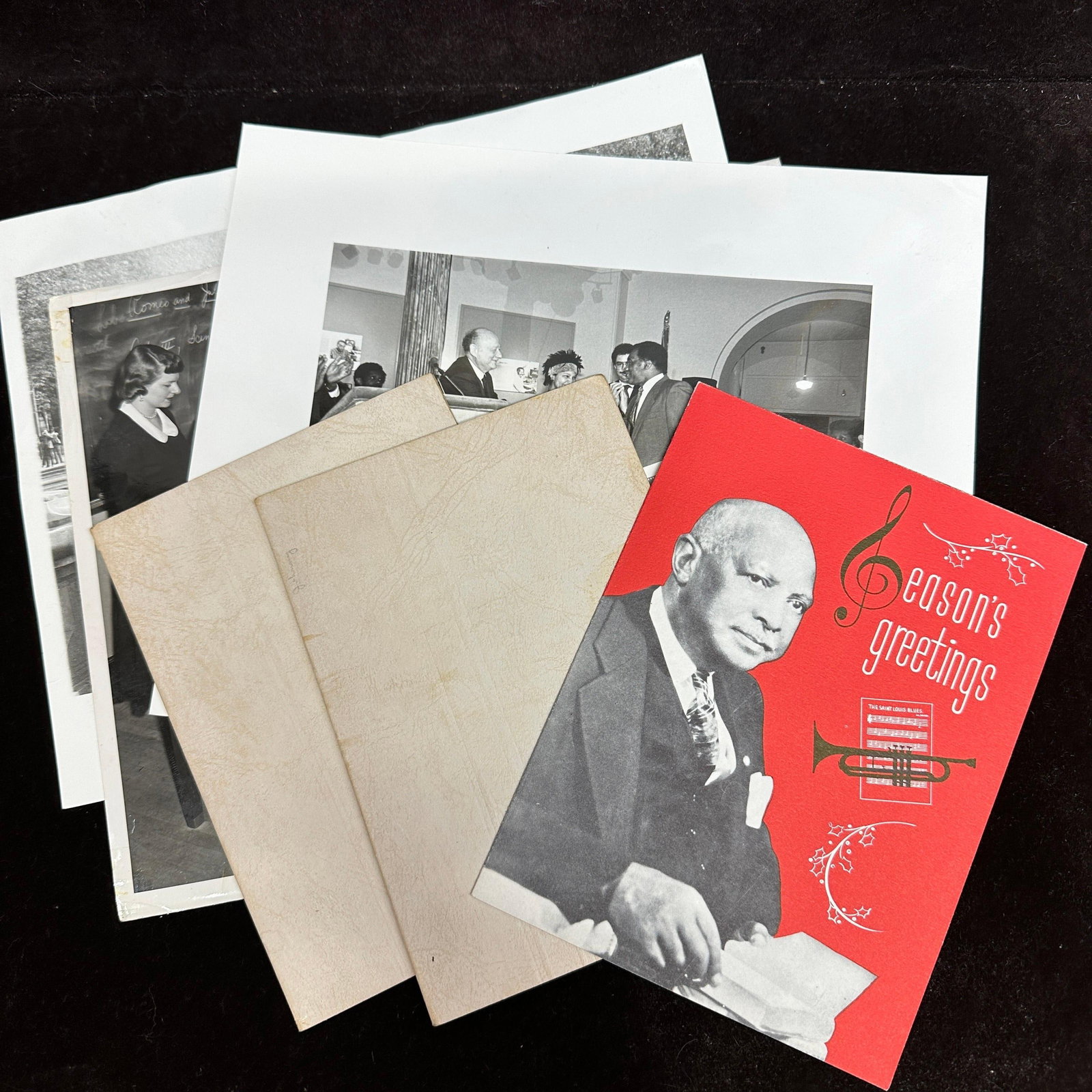 Harlem Estate Vintage Photo Lot Black Americana Ed Koch Autograph (1 of 8)