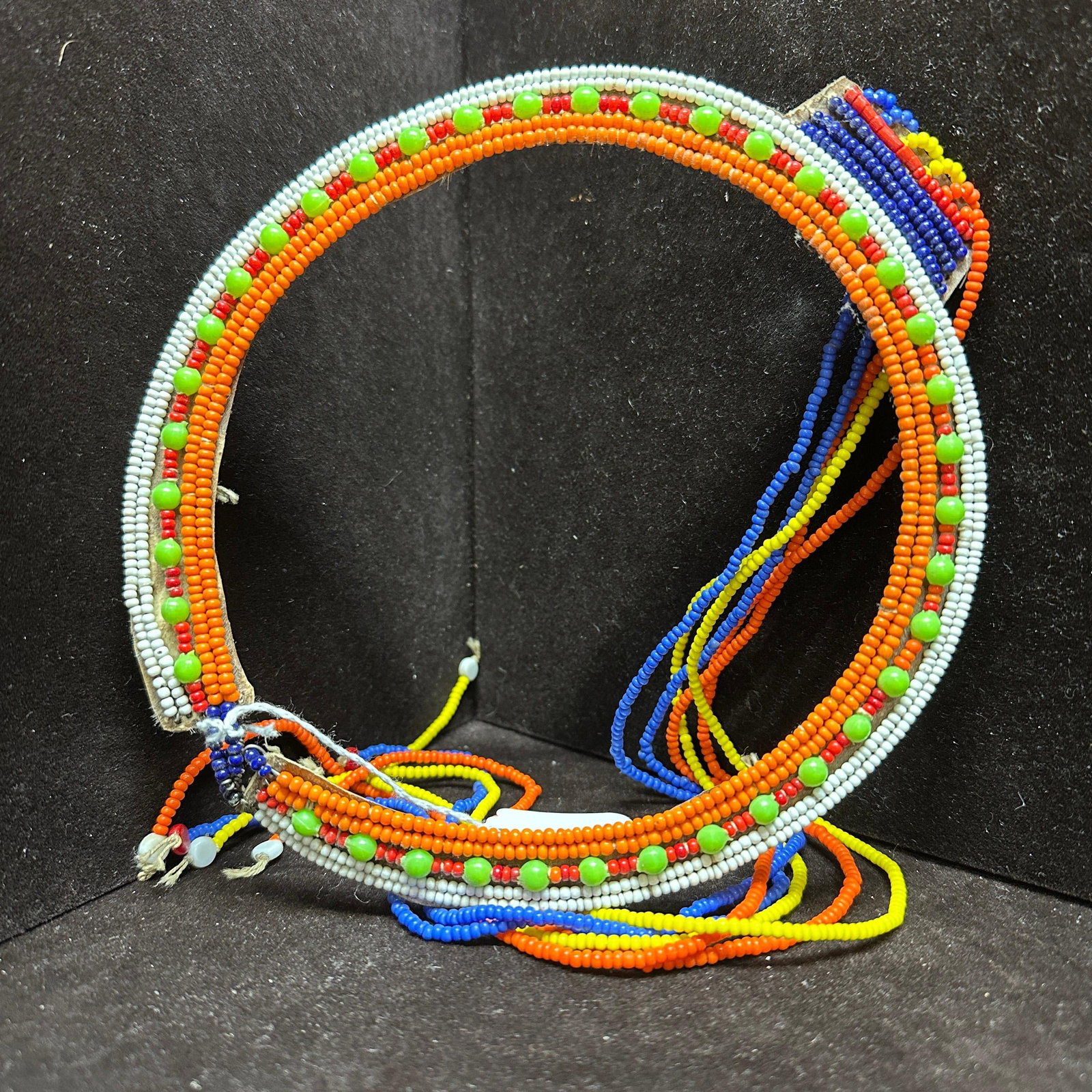 Maasai Beaded Collar Necklace Kenya Tribal Neck Ornament (1 of 6)