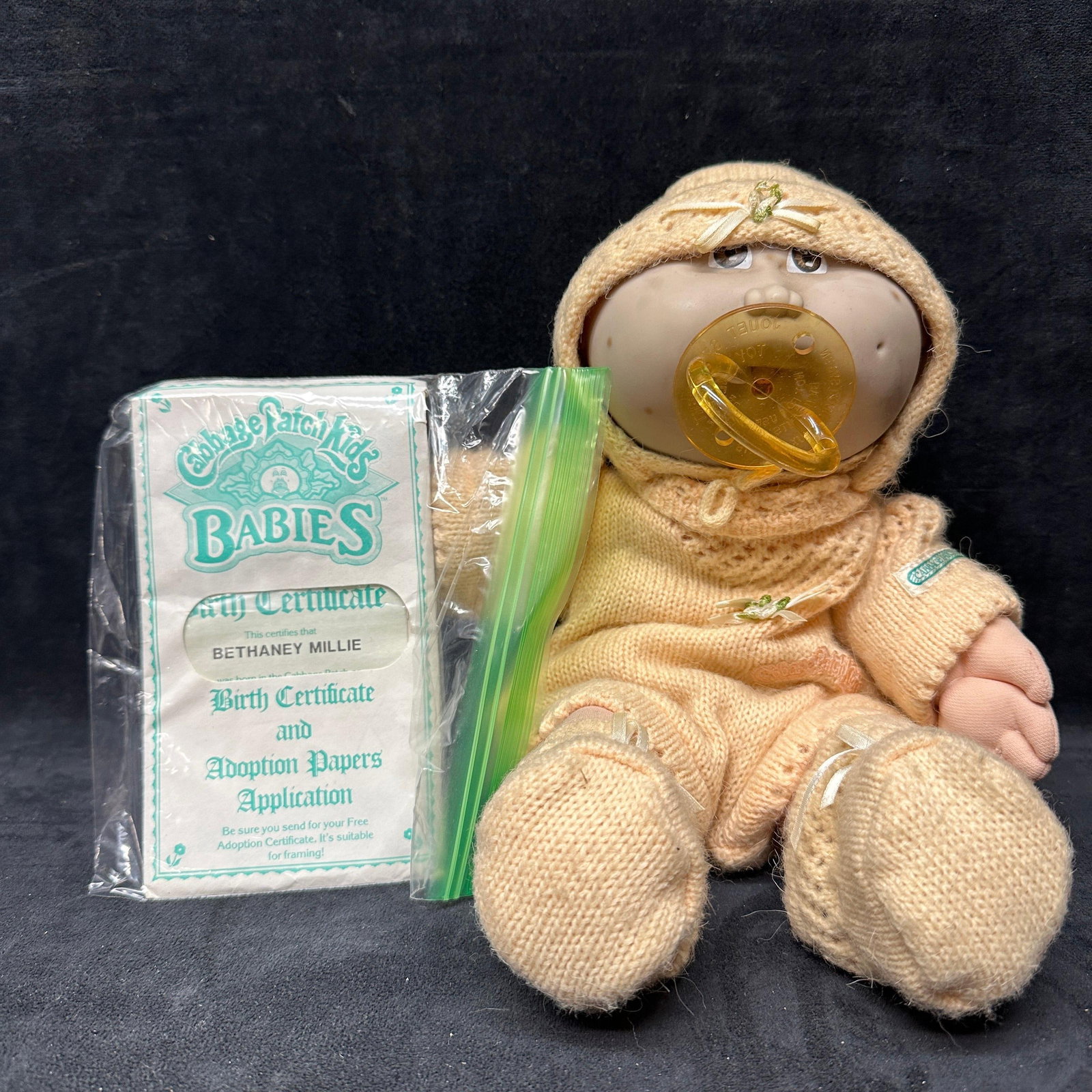 Vintage Cabbage Patch Kids Baby Doll Bethaney Millie (1 of 5)