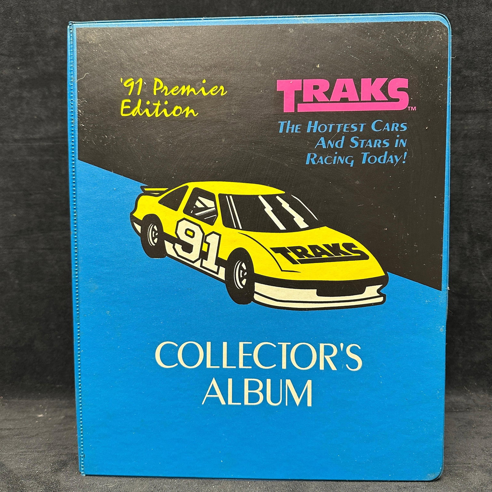 1991 Traks NASCAR Racing Card Collection In Binder