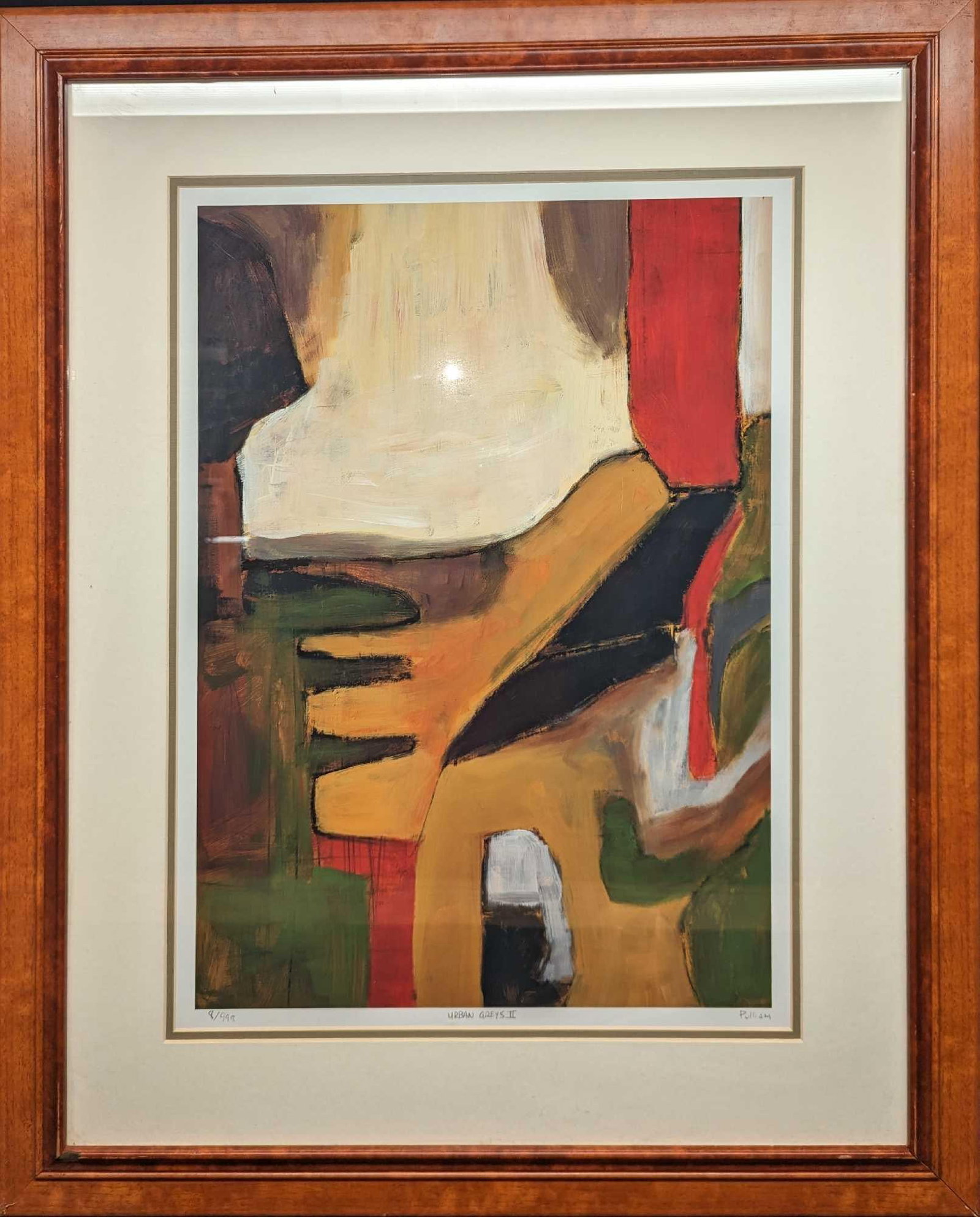 Framed S&N Mark Pulliam Urban Grays II Giclee Print: Framed S&N Mark Pulliam Urban Grays II Giclee Print. This one is #8 out of #999. The framed print is approx 25 1/2" x 1 1/2" x 31 1/2" and it weighs 7.20 lbs. The print/visible image is approx 14