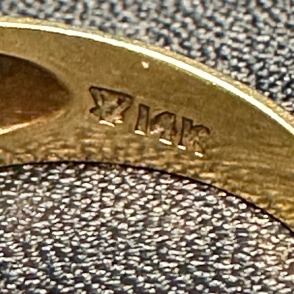14k Gold Graduated Ring - 5