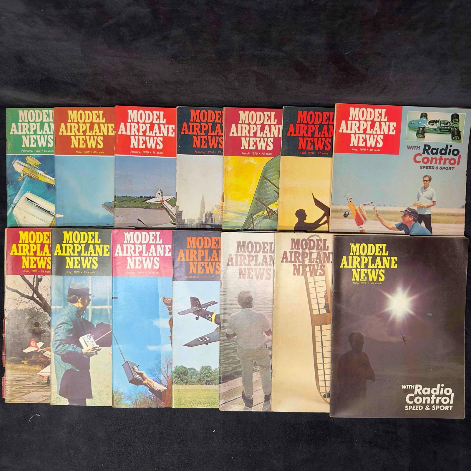 Model Airplane News Aviation Magazine Lot of 14 Fourteen Magazines Collection Set: Model Airplane News Aviation Magazine Lot of 14 Fourteen Magazines Collection Set. This Model Airplane News magazine collection includes issues from the 1969, 1970, and 1971. Various monthly issues ar