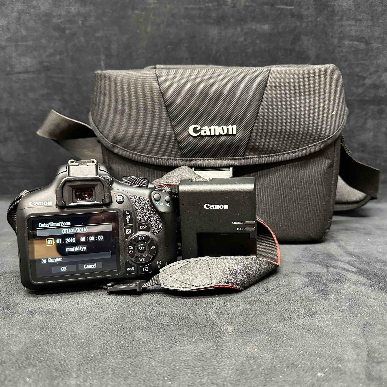 Canon EOS Rebel T6 DS126621 Camera with Lens Case and Battery (1 of 8)