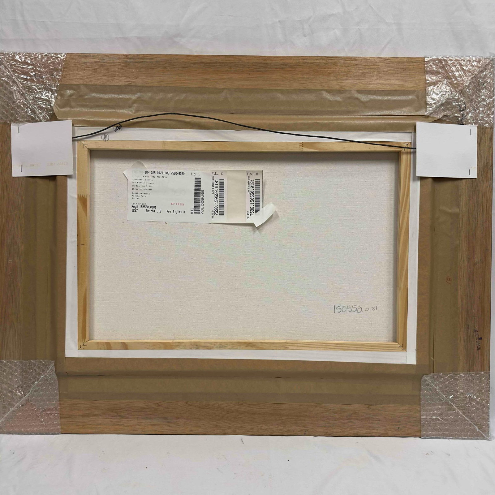 Schaefer Miles Azalea Path Giclee Canvas Framed - 2