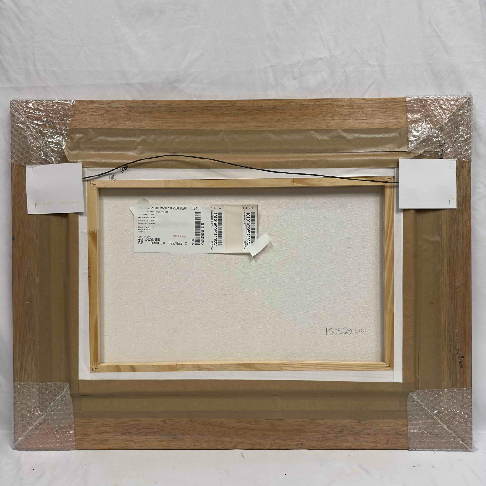 Schaefer Miles Azalea Path Giclee Canvas Framed - 8