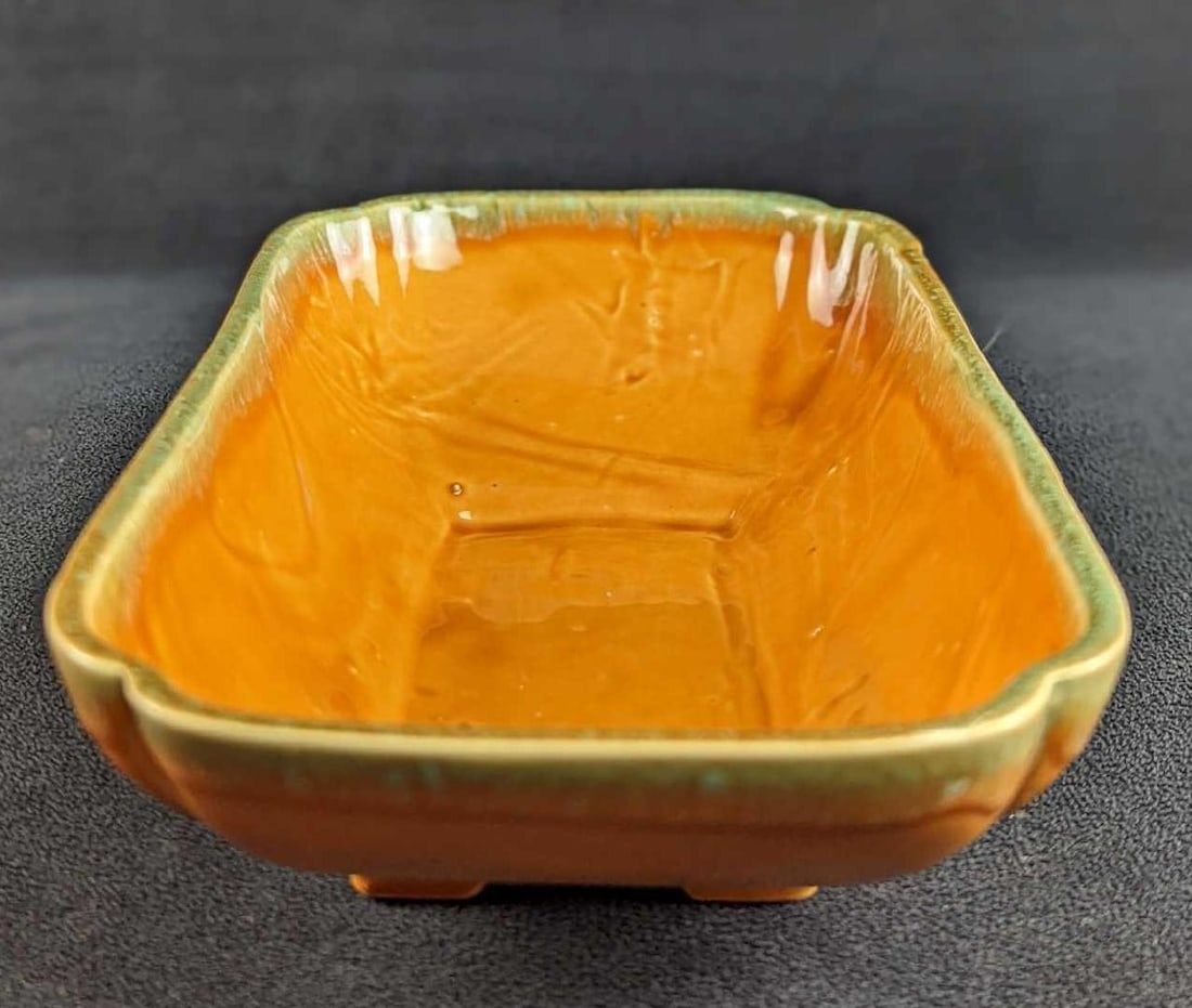 USA Ceramic Rectangle Glazed Serving Platter - 11