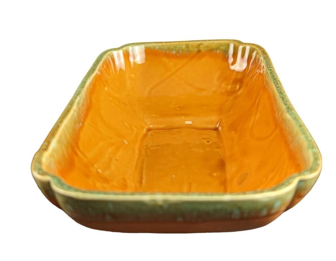 USA Ceramic Rectangle Glazed Serving Platter - 4