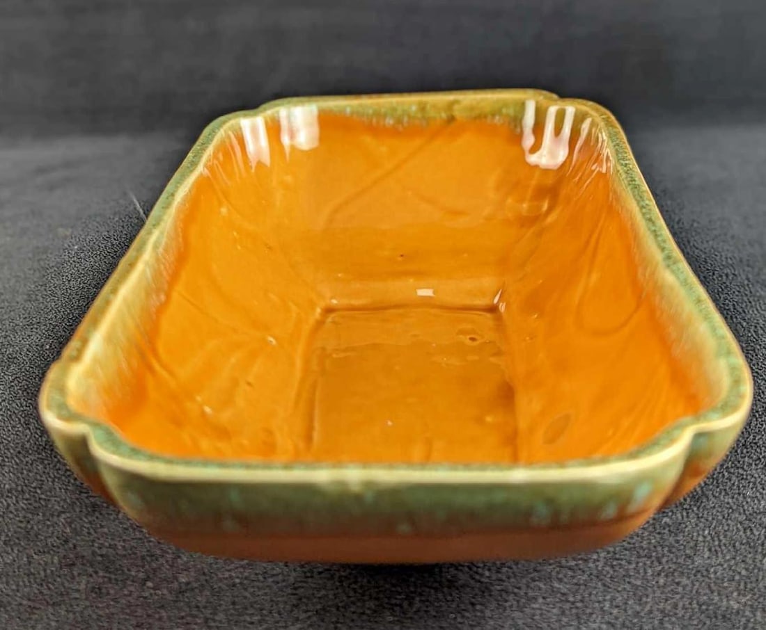 USA Ceramic Rectangle Glazed Serving Platter - 9