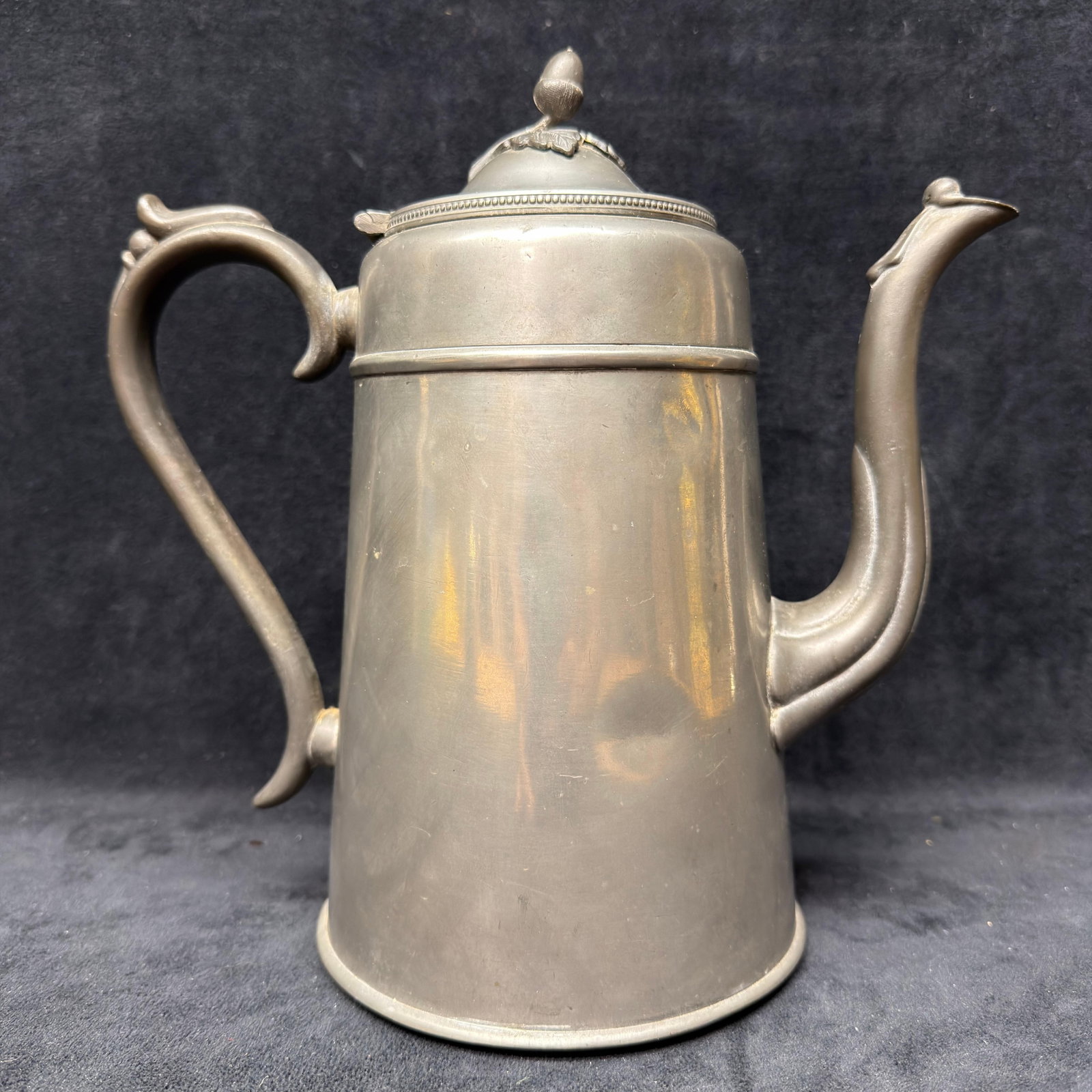 Metal Teapot Pewter Coffee Pot (1 of 4)