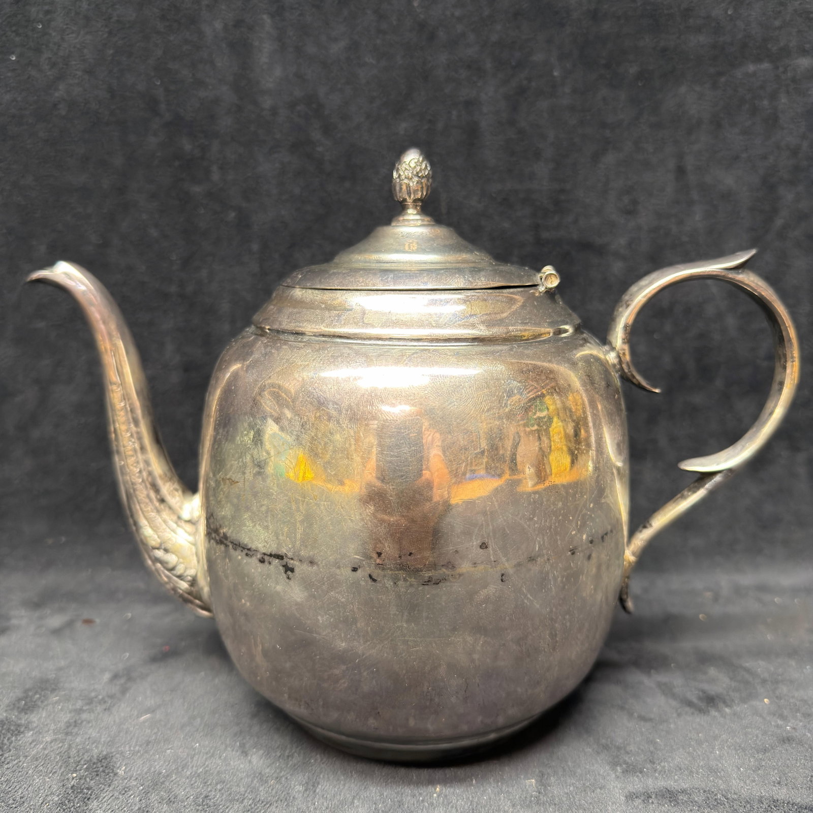 Industria Peruana 900 Silver Teapot (1 of 10)